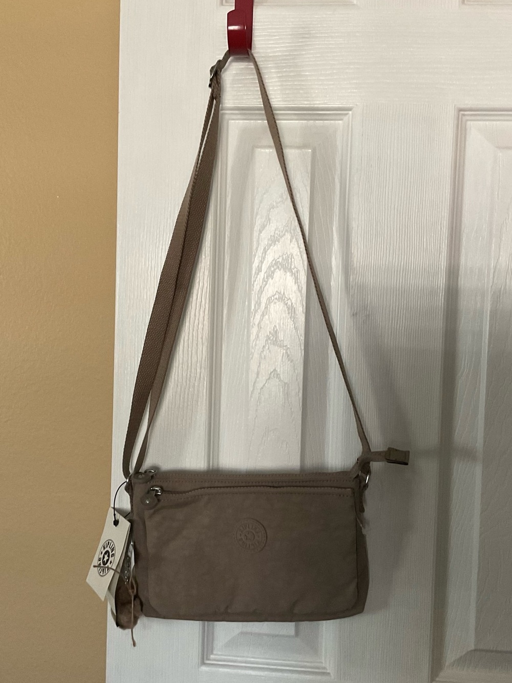 Kipling Mikaela Stone Beige Crossbody Bag- New Tag